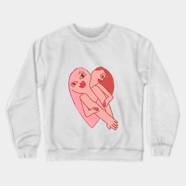 Bestie Crewneck Sweatshirt by PatternbyNOK